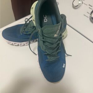 On Running Teal and Navy  Sneakers